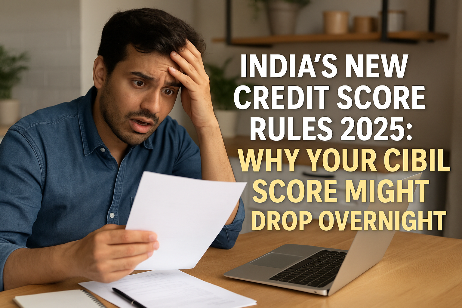 India's New Credit Score Rules: Why Your CIBIL Might Suddenly Drop